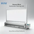 Unidad de costura automática de producción de persianas romanas con control inteligente PLC y corte automático de alambre por infrarrojos